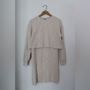 Zara cropped sweater and skirt set